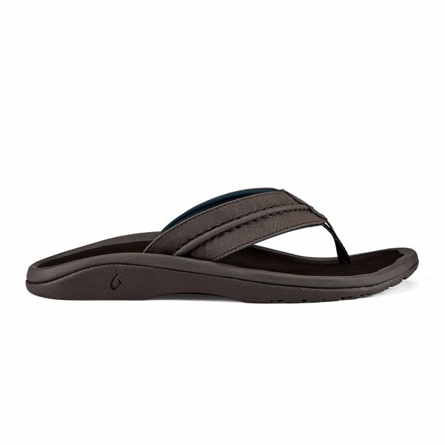 Sandalias Olukai Hokua - Chanclas Hombre Cafes 20147-390